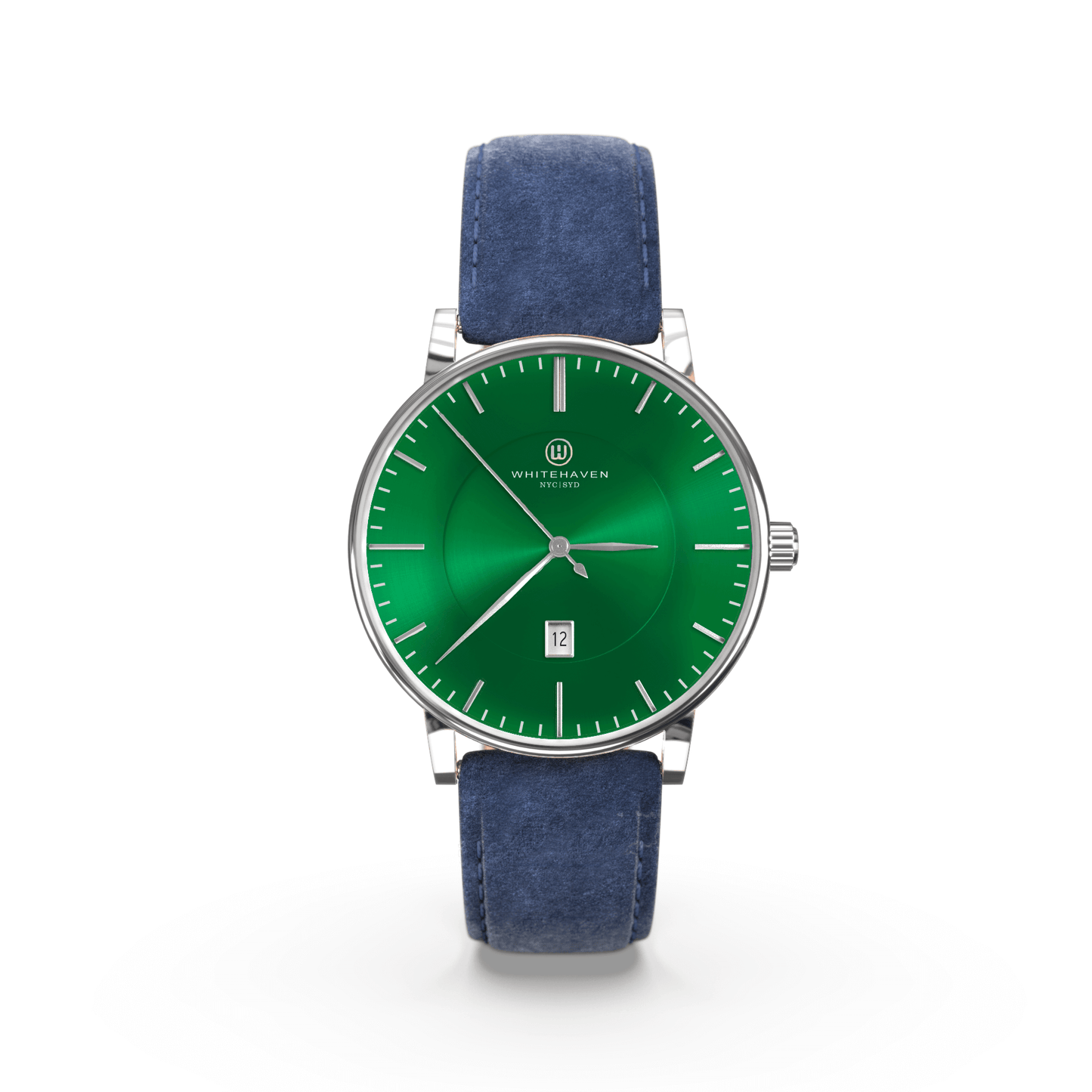Montre pas cher / Montre élégante / Montre Mixte / Montre Intemporelle / montre à moins de 100€ / Montre 40 mm / Bracelet Daim Bleu / Finitions Argent / Montre couleur Vert / Montre White Haven / Daniel Wellington / montre Daniel Wellington / Cluse / montre Cluse