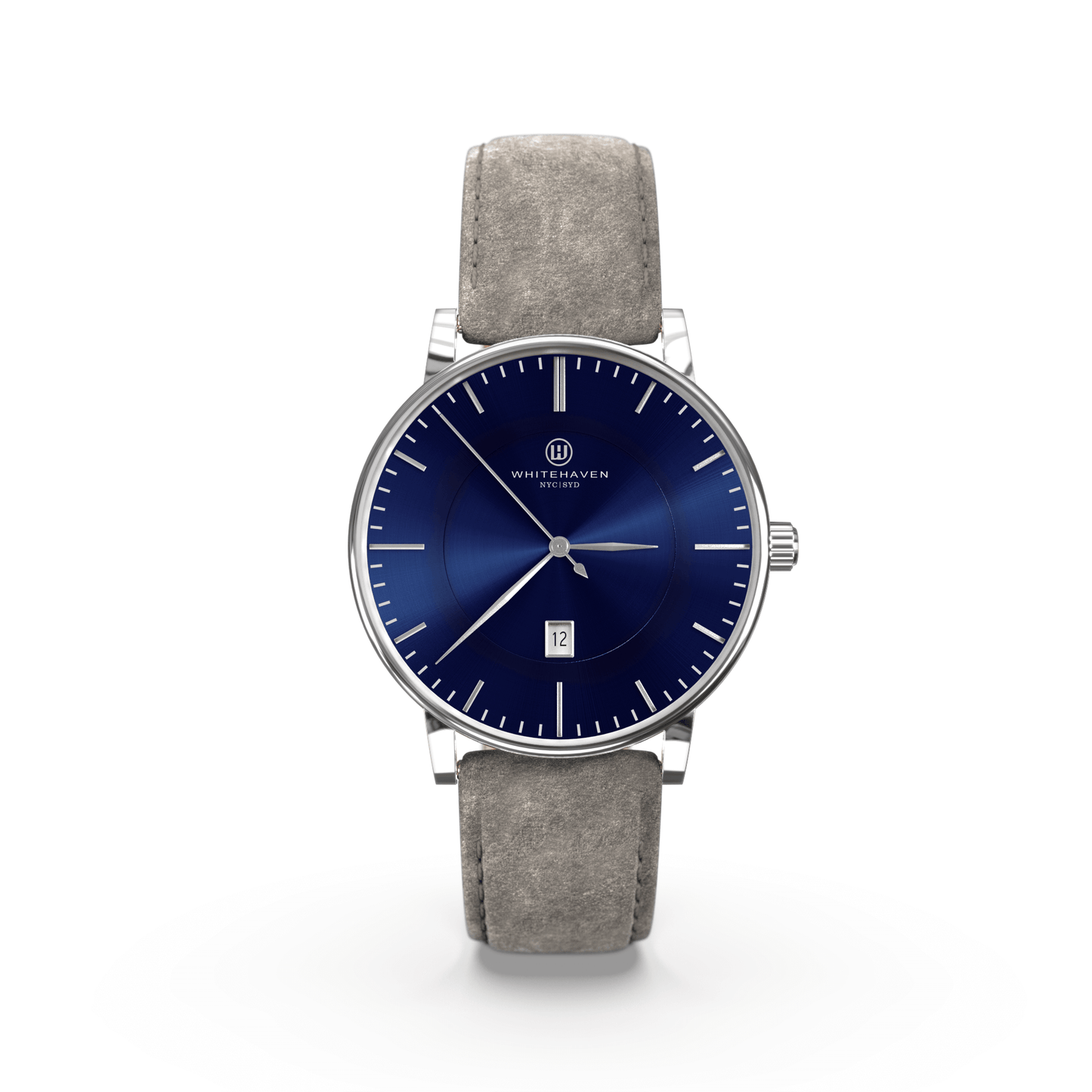 Montre pas cher / Montre élégante / Montre Mixte / Montre Intemporelle / montre à moins de 100€ / Montre 40 mm / Bracelet Daim Gris / Finitions Argent / Montre couleur Bleu / Montre White Haven / Daniel Wellington / montre Daniel Wellington / Cluse / montre Cluse