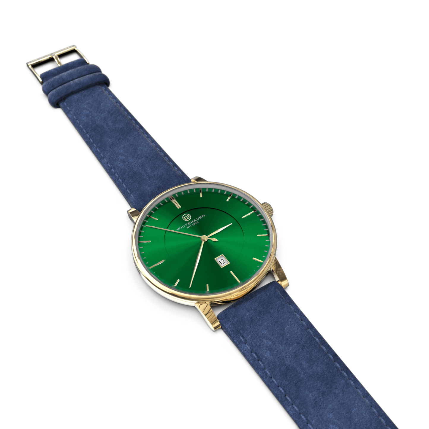 Montre pas cher / Montre élégante / Montre Mixte / Montre Intemporelle / montre à moins de 100€ / Montre 40 mm / Bracelet Daim Bleu / Finitions Gold / Montre couleur Vert / Montre White Haven / Daniel Wellington / montre Daniel Wellington / Cluse / montre Cluse