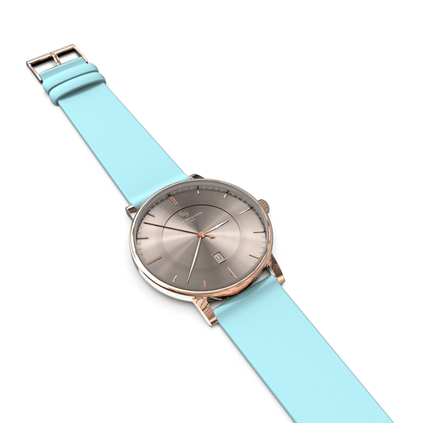 Montre pas cher / Montre élégante / Montre Mixte / Montre Intemporelle / montre à moins de 100€ / Montre 40 mm / Bracelet Cuir Bleu / Finitions Rose Gold / Montre couleur Taupe / Montre White Haven / Daniel Wellington / montre Daniel Wellington / Cluse / montre Cluse