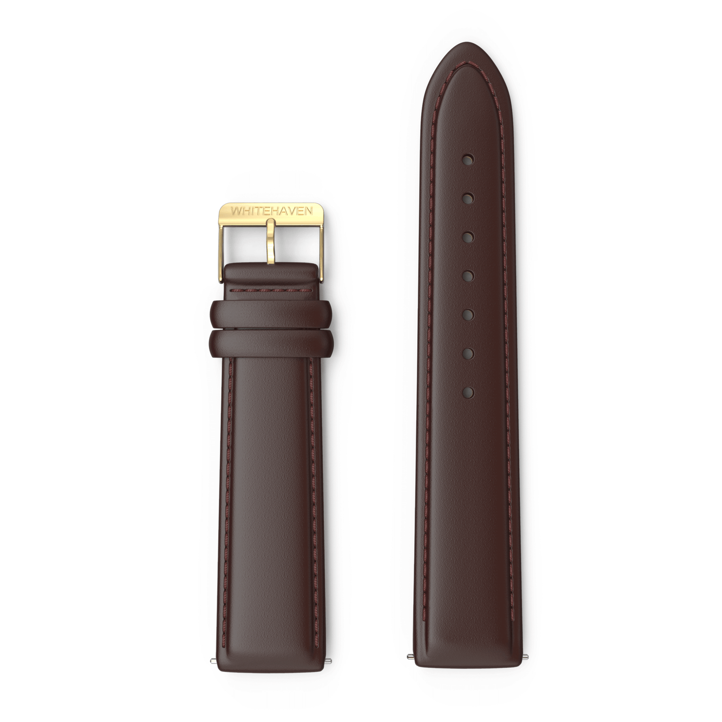 Bracelet Cuir Marron finition Gold
