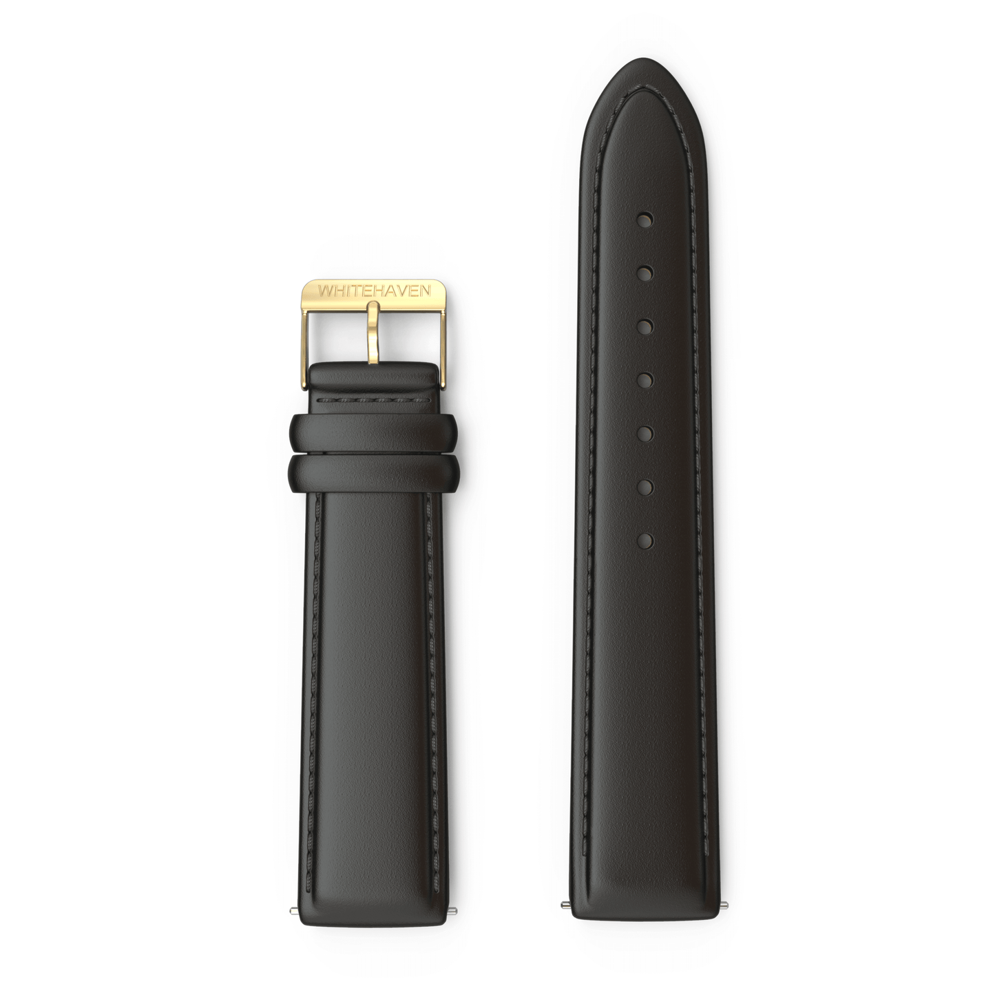 Bracelet Cuir Noir finition Gold