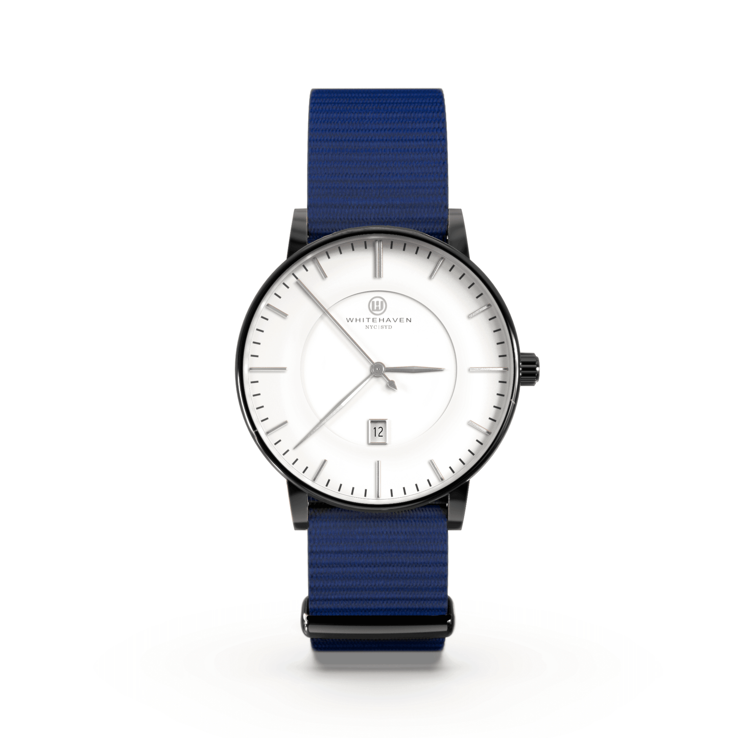 WhiteHaven / WhiteHaven Watches / Montre pas cher / Montre élégante / Montre Mixte / Montre Intemporelle / montre à moins de 100€ / Montre 40 mm / Bracelet Tissus Nato / Montre Finition Noir / Montre Argent / Montre couleur Argent / Montre WhiteHaven / Daniel Wellington / montre Daniel Wellington / Cluse / montre Cluse