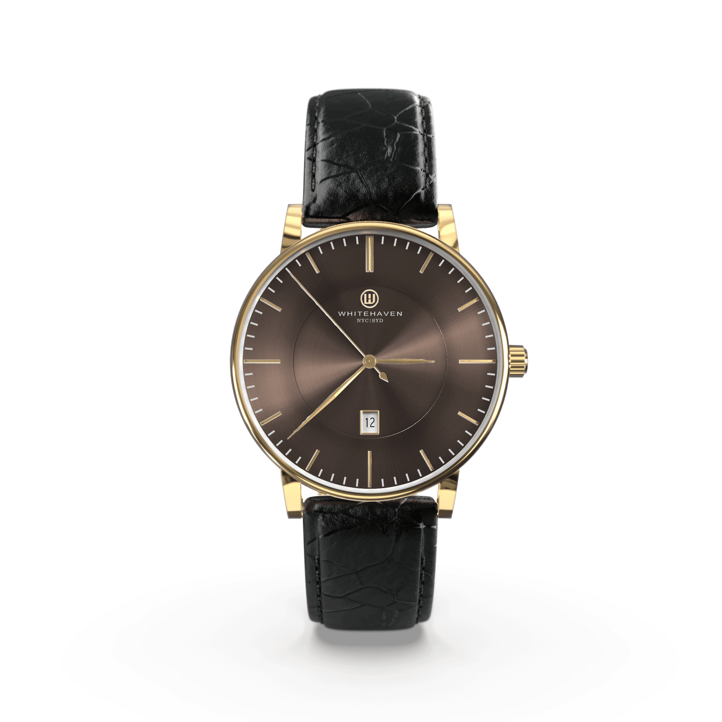 Montre pas cher / Montre élégante / Montre Mixte / Montre Intemporelle / montre à moins de 100€ / Montre 40 mm / Bracelet Cuir Croco Noir / Finitions Gold / Montre couleur Rose Gold / Montre White Haven / Daniel Wellington / montre Daniel Wellington / Cluse / montre Cluse
