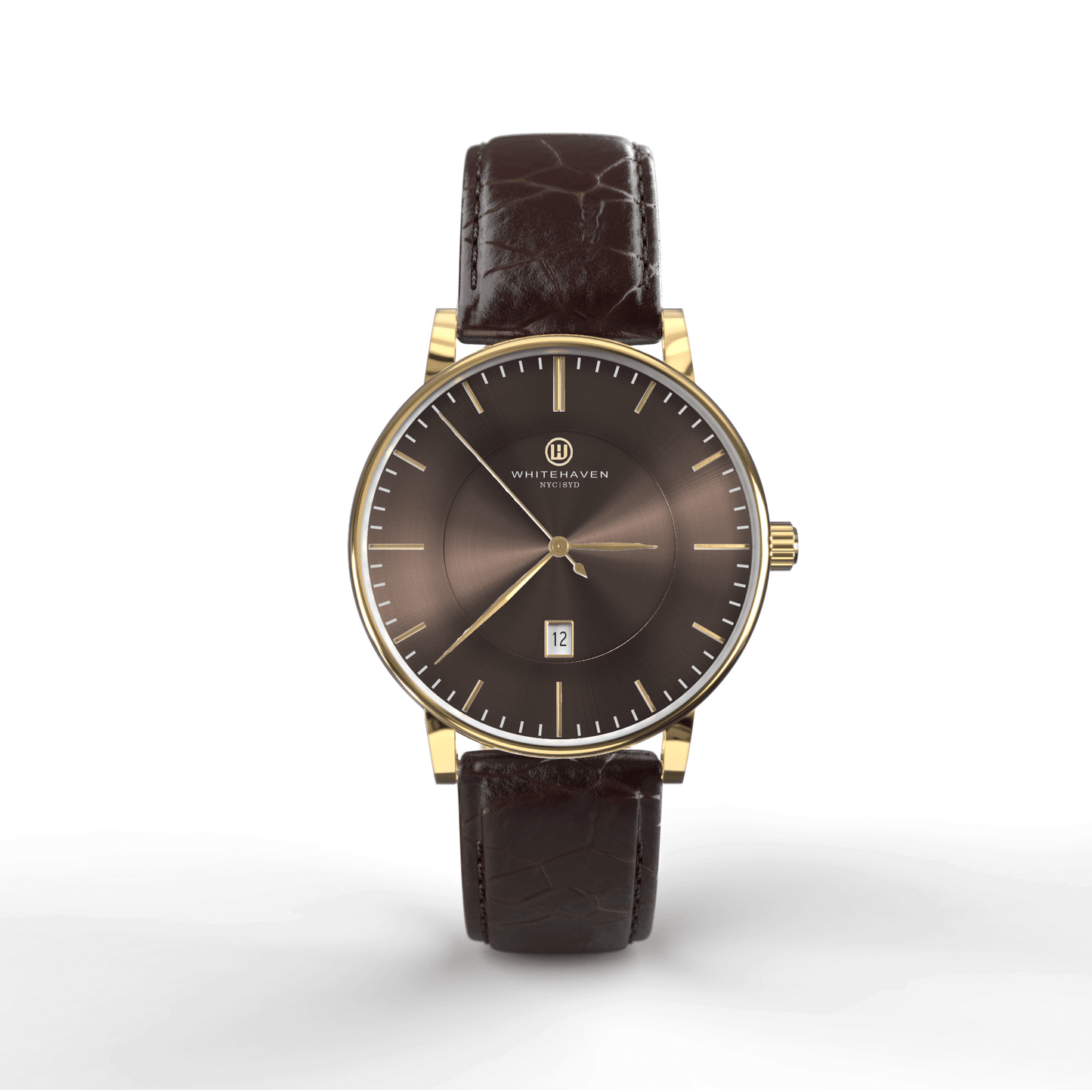Montre pas cher / Montre élégante / Montre Mixte / Montre Intemporelle / montre à moins de 100€ / Montre 40 mm / Bracelet Cuir Croco Marron / Finitions Gold / Montre couleur Rose Gold / Montre White Haven / Daniel Wellington / montre Daniel Wellington / Cluse / montre Cluse