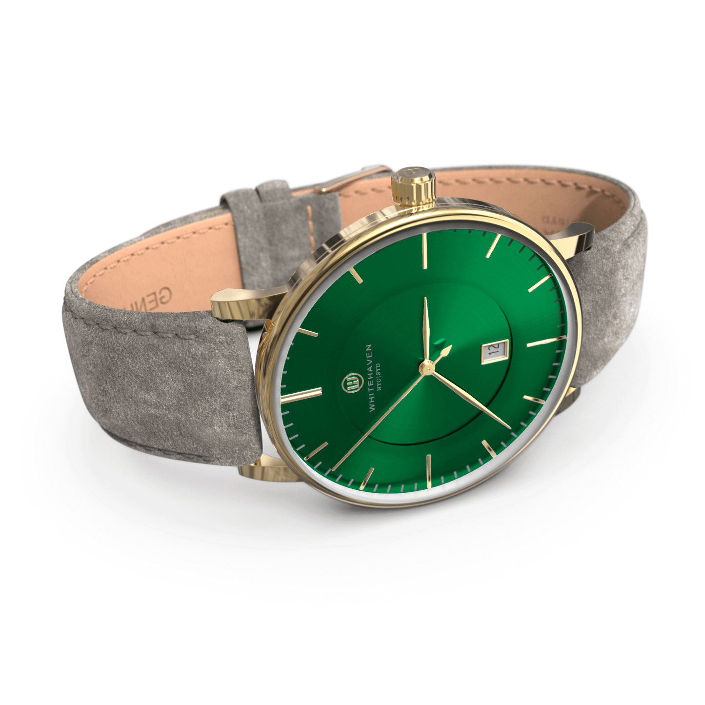 Montre pas cher / Montre élégante / Montre Mixte / Montre Intemporelle / montre à moins de 100€ / Montre 40 mm / Bracelet Daim Gris Pale / Finitions Gold / Montre couleur Vert / Montre White Haven / Daniel Wellington / montre Daniel Wellington / Cluse / montre Cluse