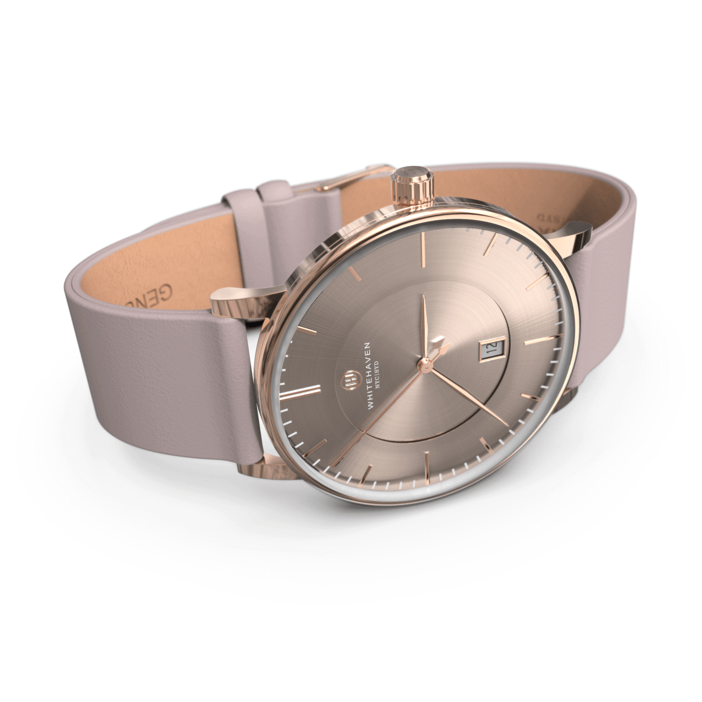 Montre pas cher / Montre élégante / Montre Mixte / Montre Intemporelle / montre à moins de 100€ / Montre 40 mm / Bracelet Cuir Gris Pale / Finitions Rose Gold / Montre couleur Taupe / Montre White Haven / Daniel Wellington / montre Daniel Wellington / Cluse / montre Cluse
