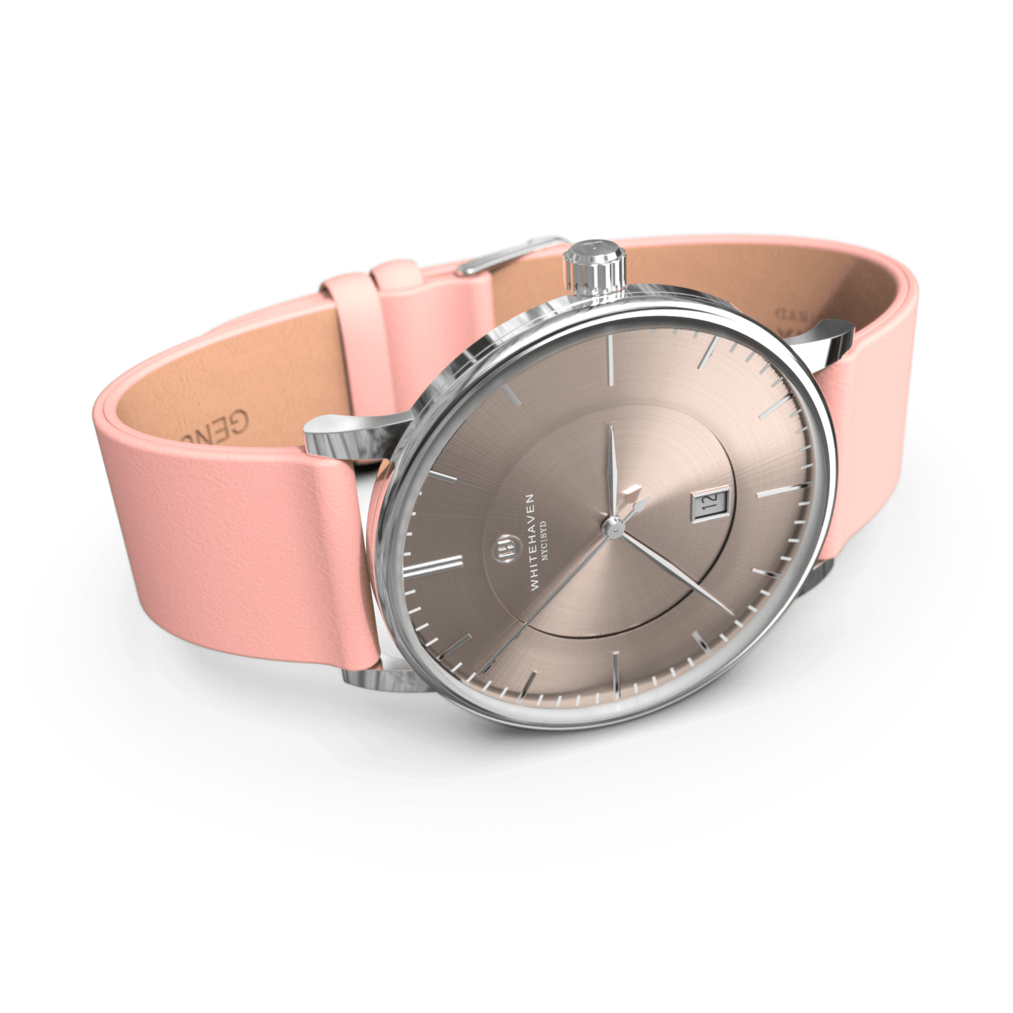 Montre pas cher / Montre élégante / Montre Mixte / Montre Intemporelle / montre à moins de 100€ / Montre 40 mm / Bracelet Cuir Rose / Finitions Argent / Montre couleur Taupe / Montre White Haven / Daniel Wellington / montre Daniel Wellington / Cluse / montre Cluse