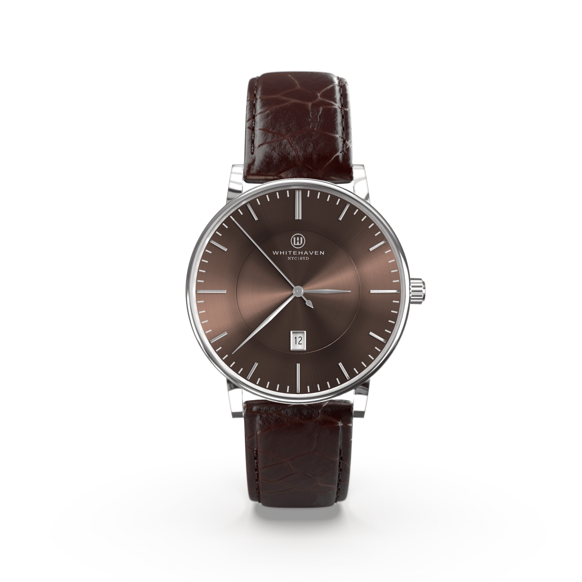 Montre pas cher / Montre élégante / Montre Mixte / Montre Intemporelle / montre à moins de 100€ / Montre 40 mm / Bracelet Cuir Croco Marron / Finitions Silver / Montre couleur Rose Gold / Montre White Haven / Daniel Wellington / montre Daniel Wellington / Cluse / montre Cluse